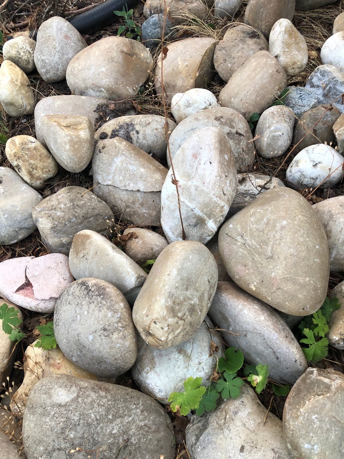 Getrommelde maaskeien voor tuin en landschap, Overige materialen, Gebruikt, Verzenden, Kei