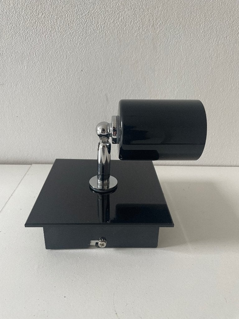 GAMMA wandspot Jan des Bouvrie zwart halogeen, Ophalen of Verzenden, Nieuw, Glas, Modern