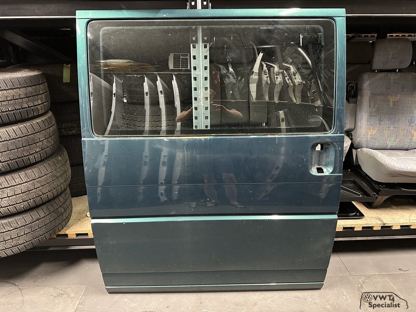 Volkswagen Transporter VW T4 schuifdeur rechts groen, Gebruikt, -, -, Rechts