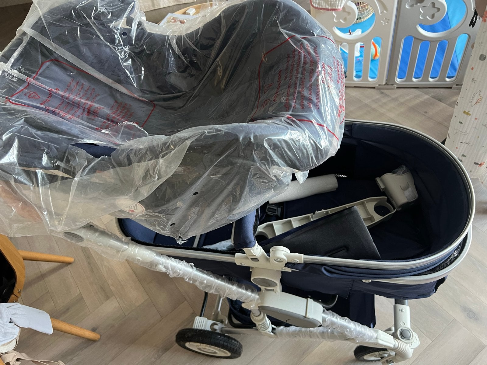 Nieuwe Combiwagen -kinderwagen, Kinderen en Baby's, Kinderwagens en Combinaties, Nieuw, Combiwagen, Met reiswieg, Ophalen