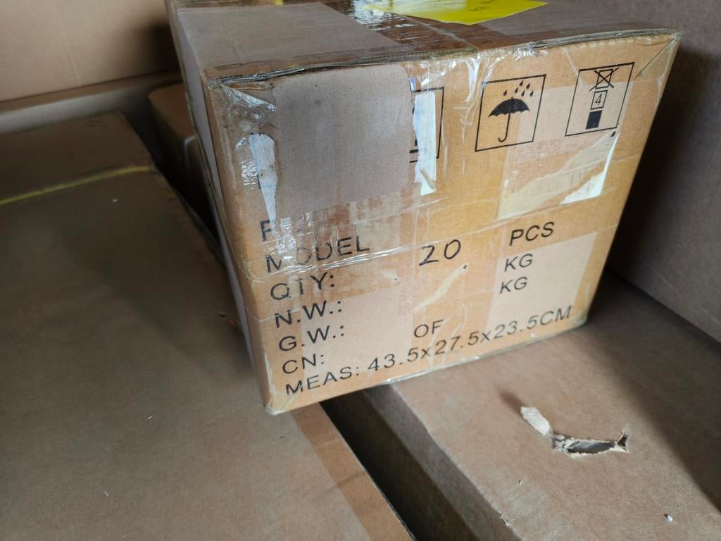 Partij fatbike opladers 20x, Ophalen, Doos, Minder dan 50 cm, Minder dan 40 cm