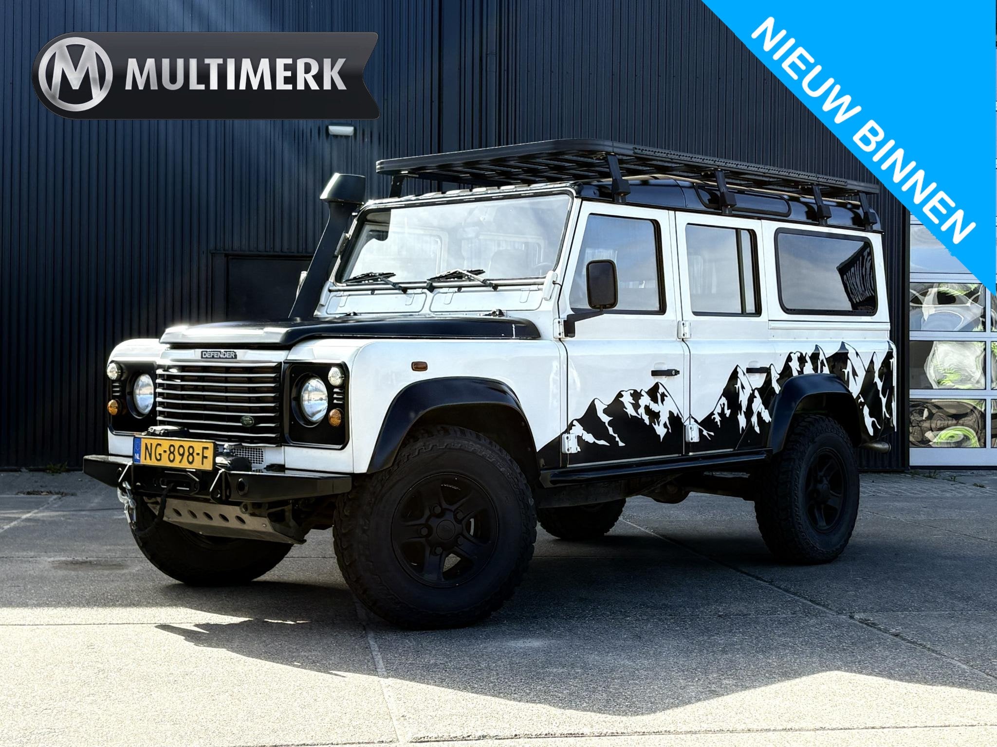 Land Rover Defender 2.5 TD5 110 SAFARI | GRIJS KENTEKEN 2P |, Stof, 2495 cc, 2 stoelen, Euro 4