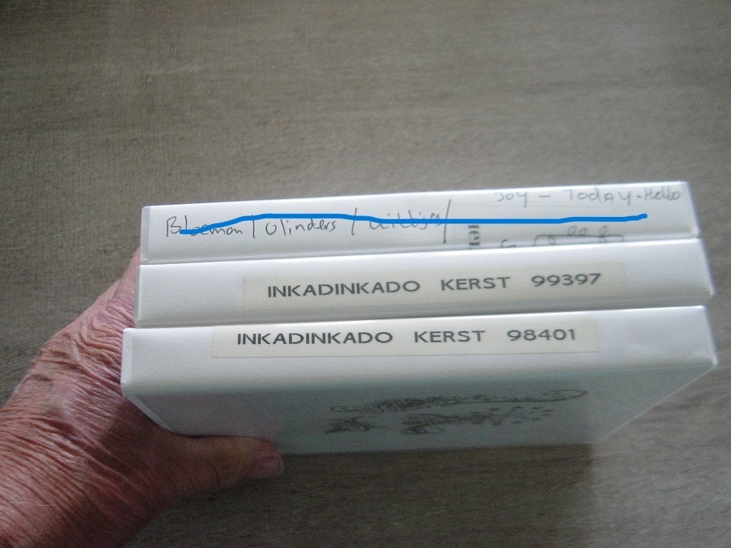 siliconenstempels in doosje oa inkadinkado en penny black, Ophalen of Verzenden, Zo goed als nieuw, Clearstamp