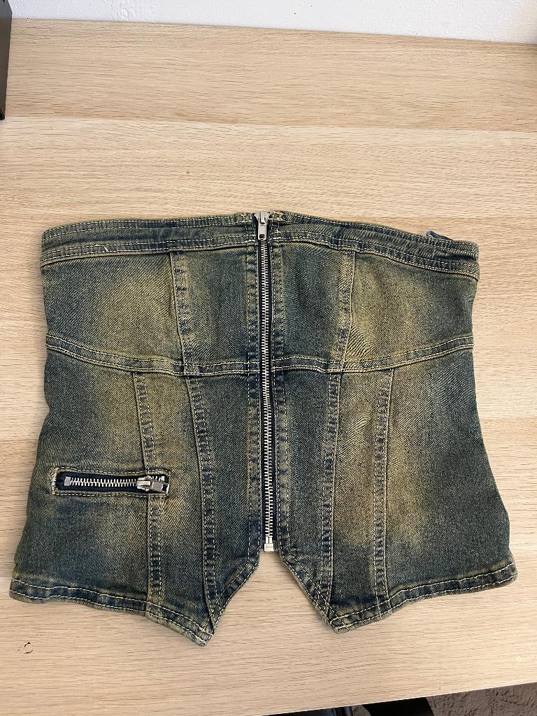 Denim Corset Top, Kleding | Dames, New Yorker, Ophalen of Verzenden, Zo goed als nieuw, Groen