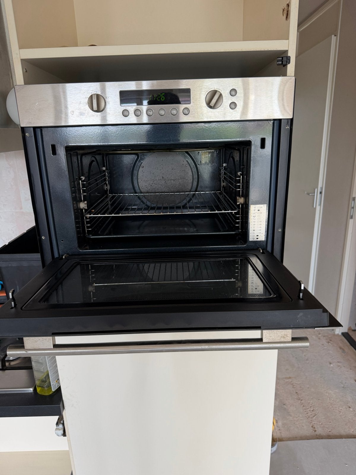 Pelgrim MAG 694 Combi-magnetron Inbouw Oven, Witgoed en Apparatuur, Ovens, Gebruikt, Inbouw, Combi-oven, Pelgrim, 45 tot 50 cm