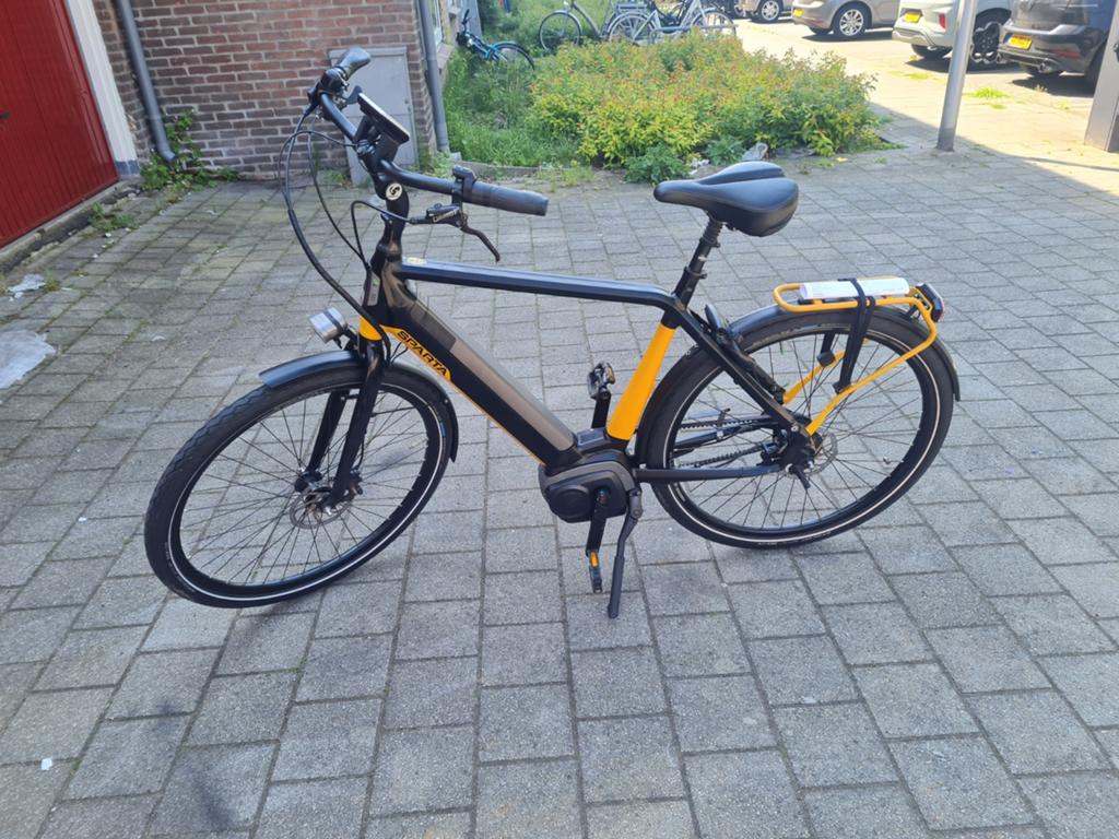 Sparta mt11Ti beltdrive middenmotor sterke accu Frame 57 cm, Sparta, Versnellingen, Zo goed als nieuw, 56 cm of meer