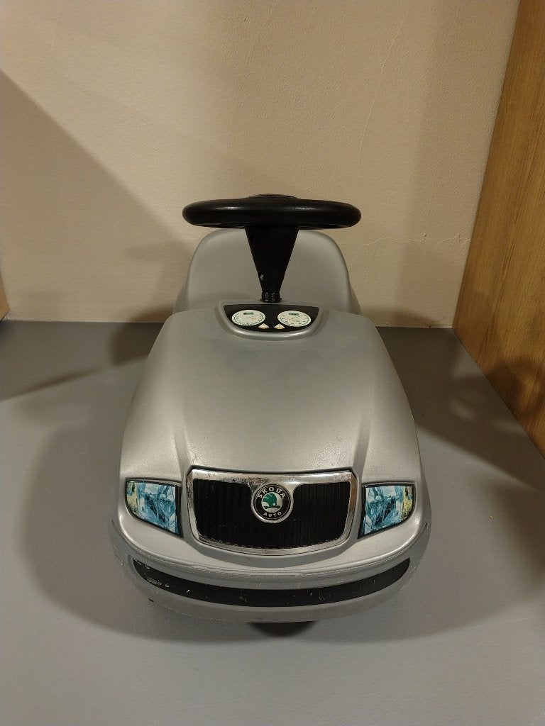 Skoda Fabia loopauto - zilverkleurig, Ophalen, Zo goed als nieuw, Loopvoertuig