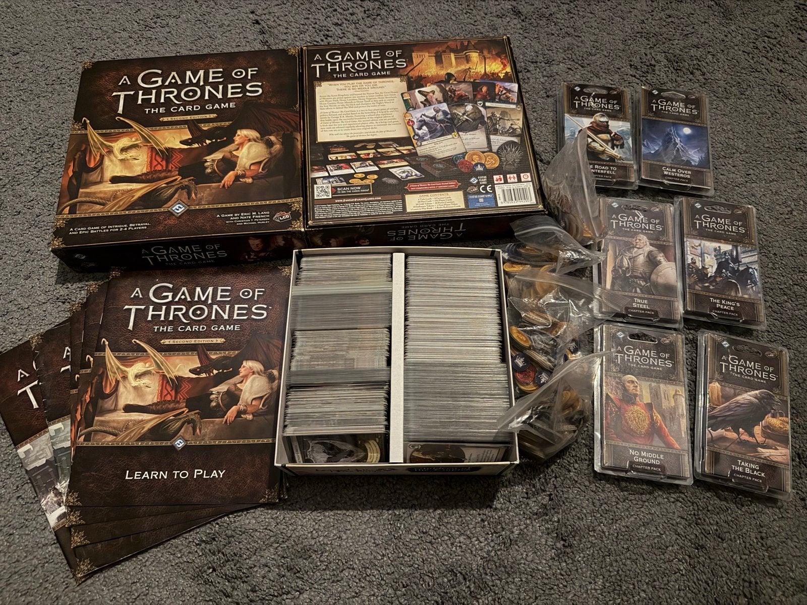 A Game of Thrones: The Card Game - Grote collectie, Een of twee spelers, Ophalen of Verzenden, Gebruikt