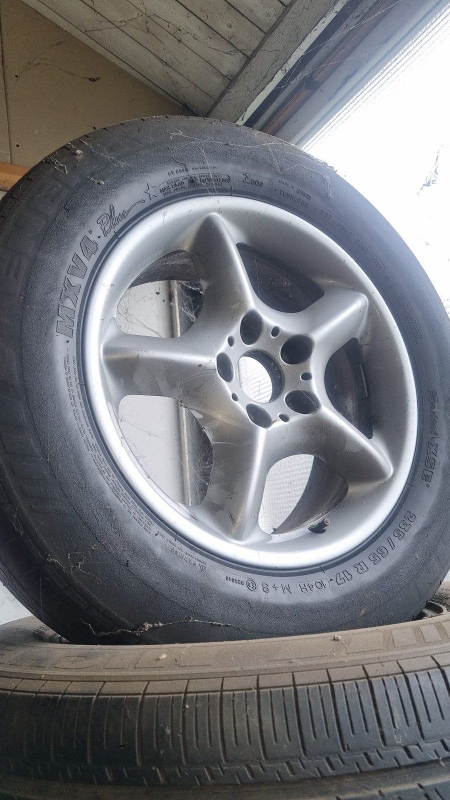 Orginele set Bmx x5 Velgen met banden 235/65/R17, Ophalen of Verzenden, Gebruikt