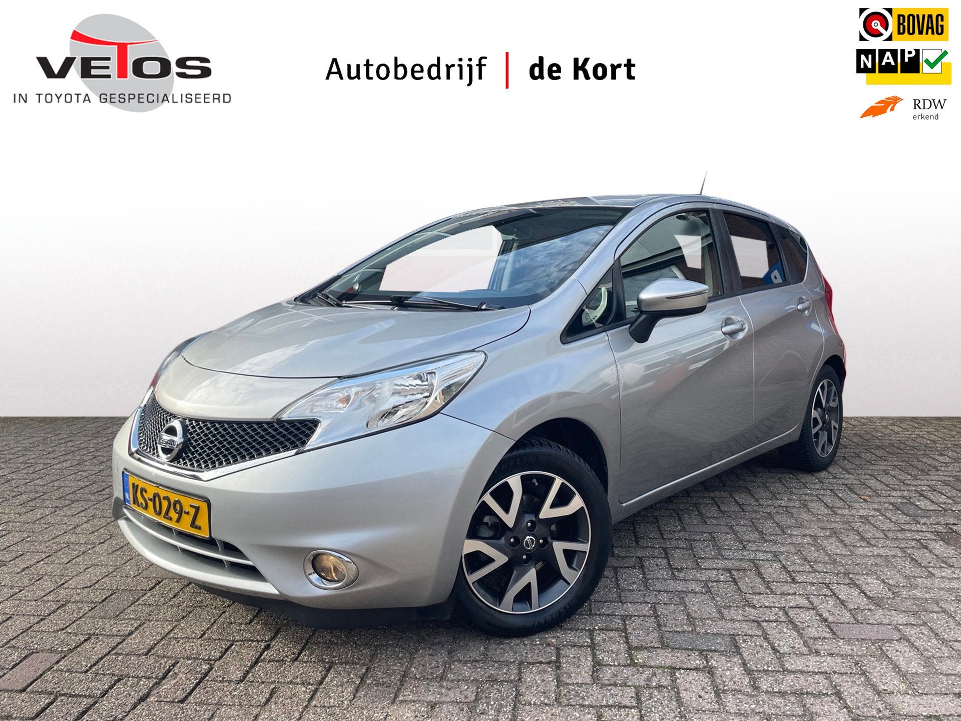 Nissan Note 1.2 DIG-S Connect Edition, Trekhaak, Parkeersens, Stof, Gebruikt, 1045 kg, Verwarmde buitenspiegels
