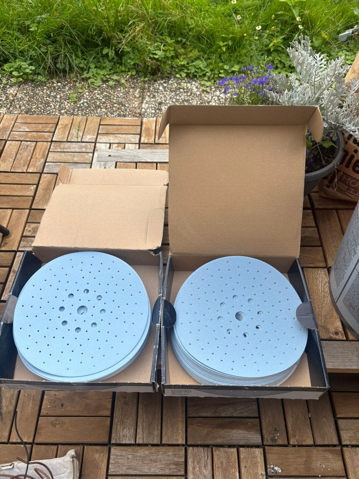 Festool granat schuurvellen 225mm, Ophalen of Verzenden, Zo goed als nieuw, 1200 watt of meer, Overige typen
