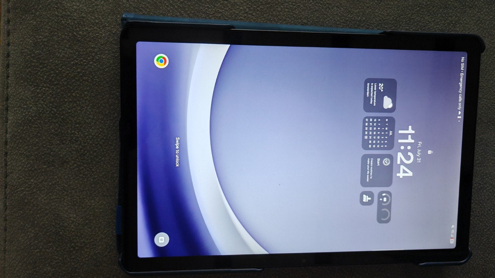 Galaxy Tab A9 Plus incl Hoes, Computers en Software, Android Tablets, Ophalen, Zo goed als nieuw, Galaxy A