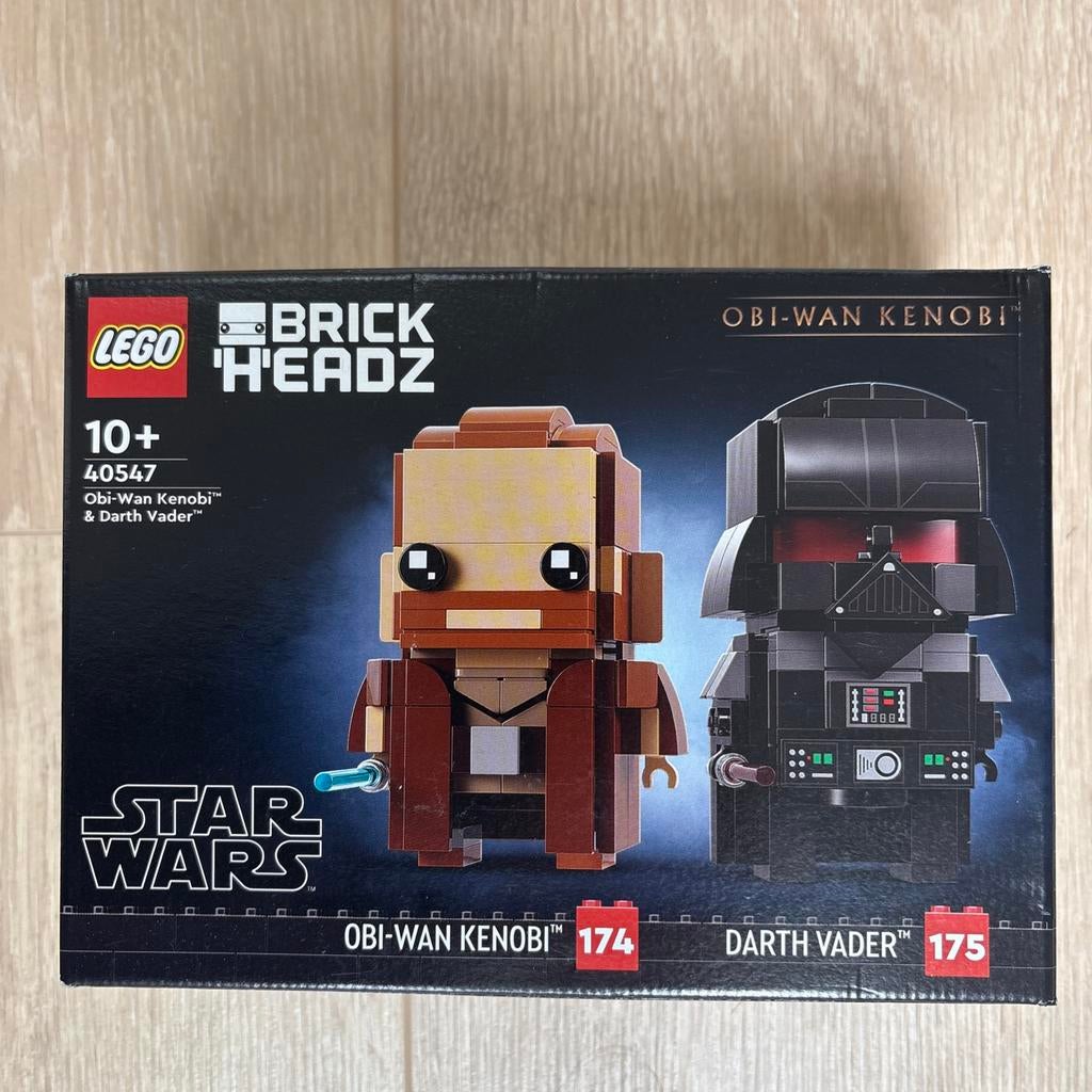 Lego 40547 Star wars Brickheadz Obi Wan en Darth Vader, Star Wars, Lego, Ophalen of Verzenden, Zo goed als nieuw