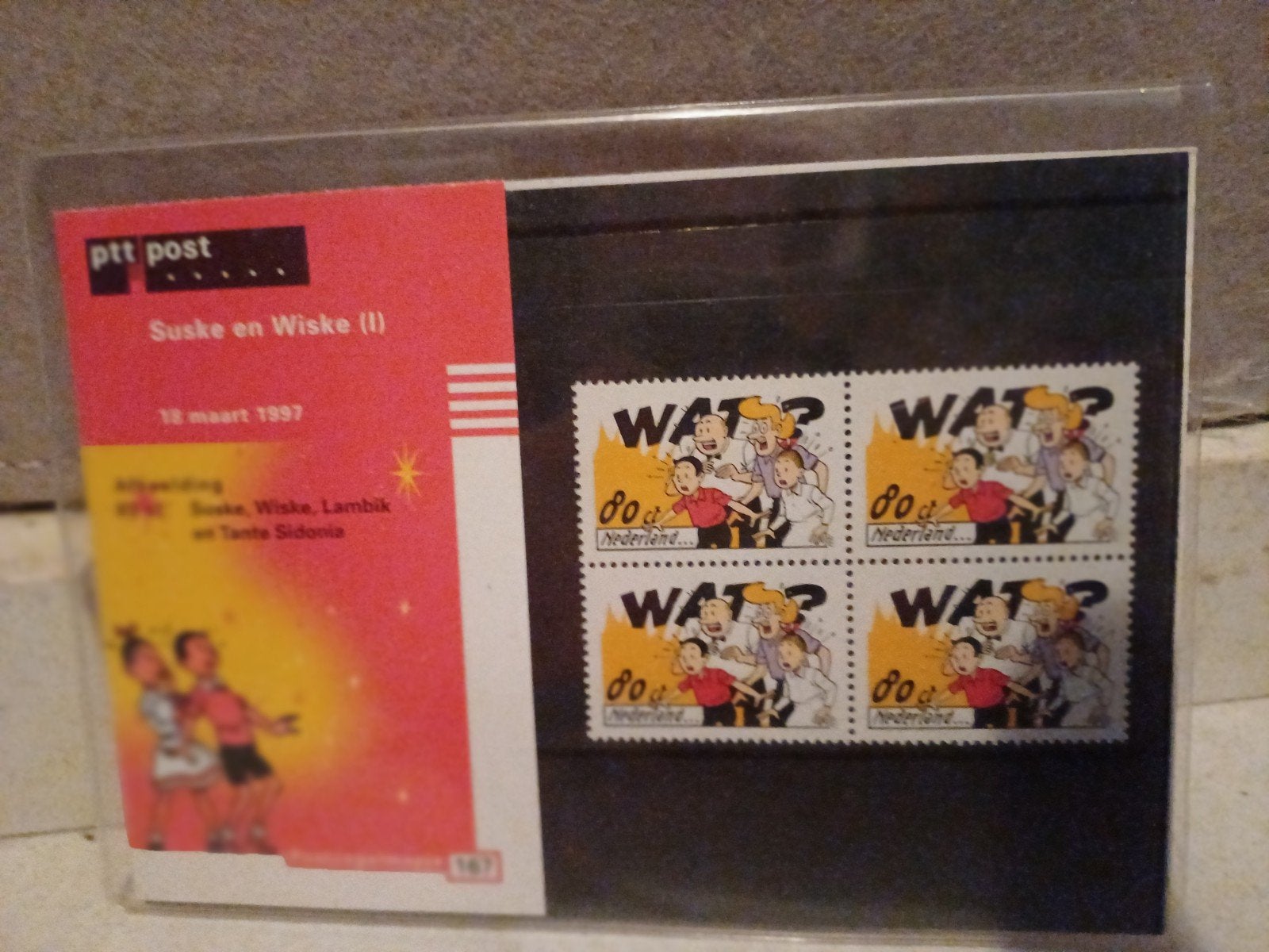 Suske en Wiske postzegels PTT Post 1997, Ophalen of Verzenden, Na 1940, Postfris