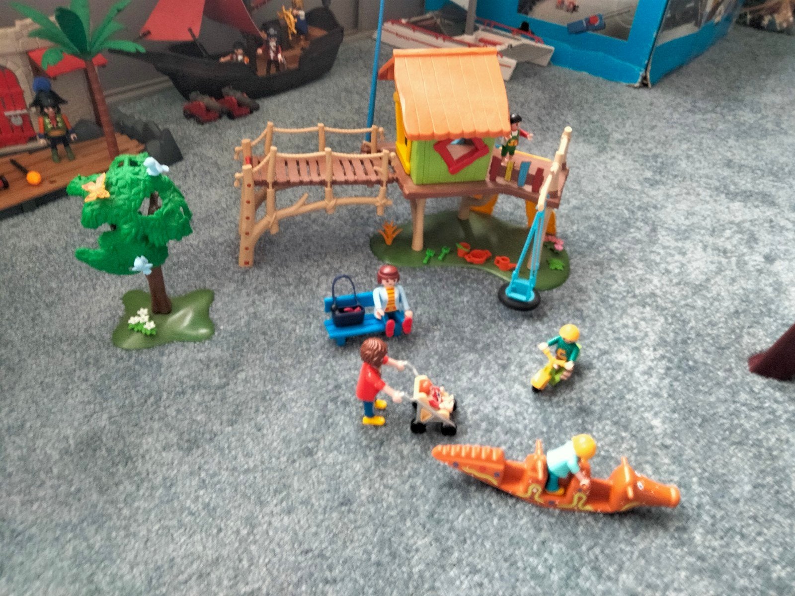 Leuke speeltuin van Playmobil., Ophalen of Verzenden