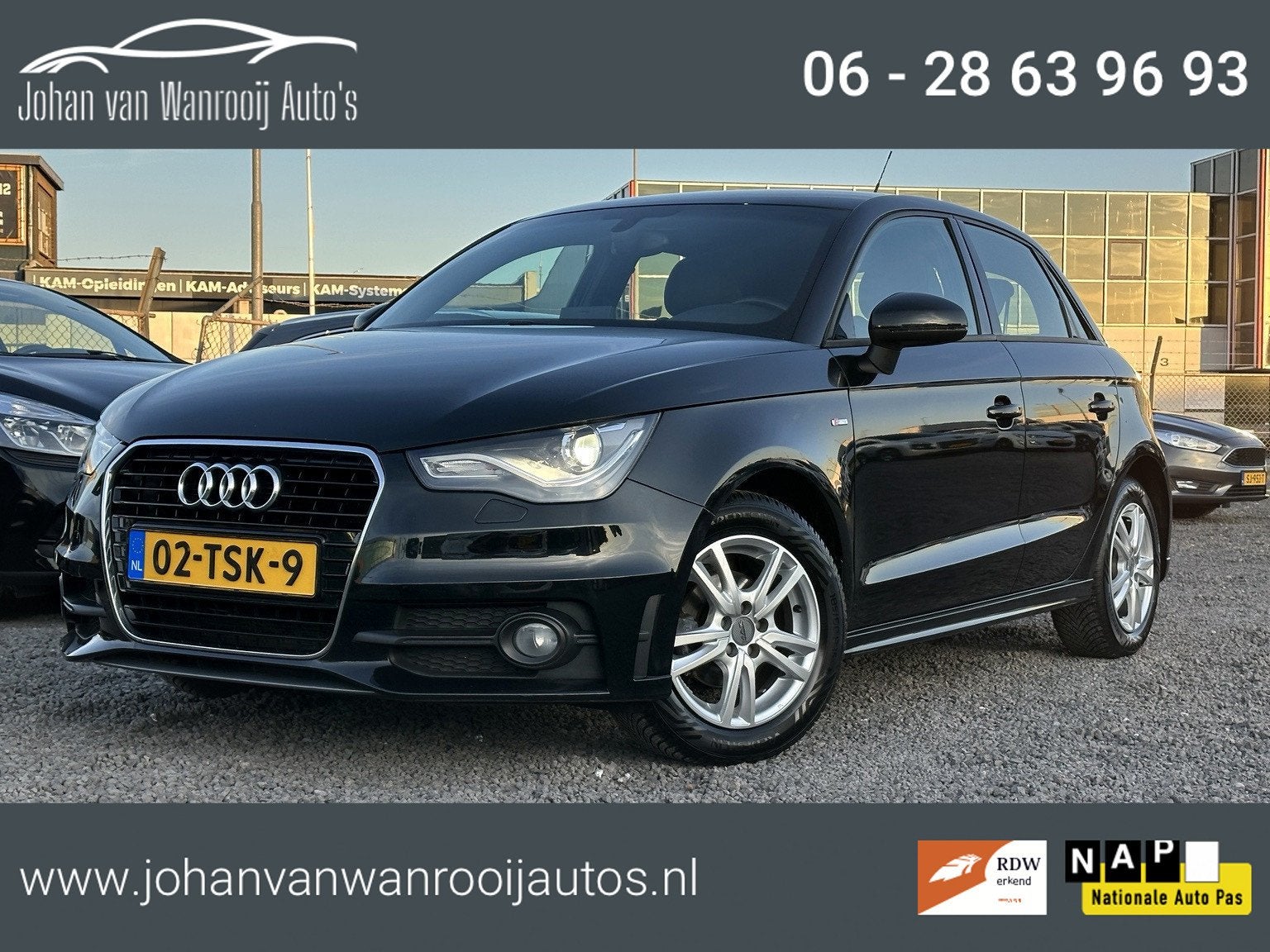 Audi A1 Sportback 1.2 TFSI Pro Line S/ NIEUWSTAAT!, Voorwielaandrijving, Euro 5, 86 pk, Zwart