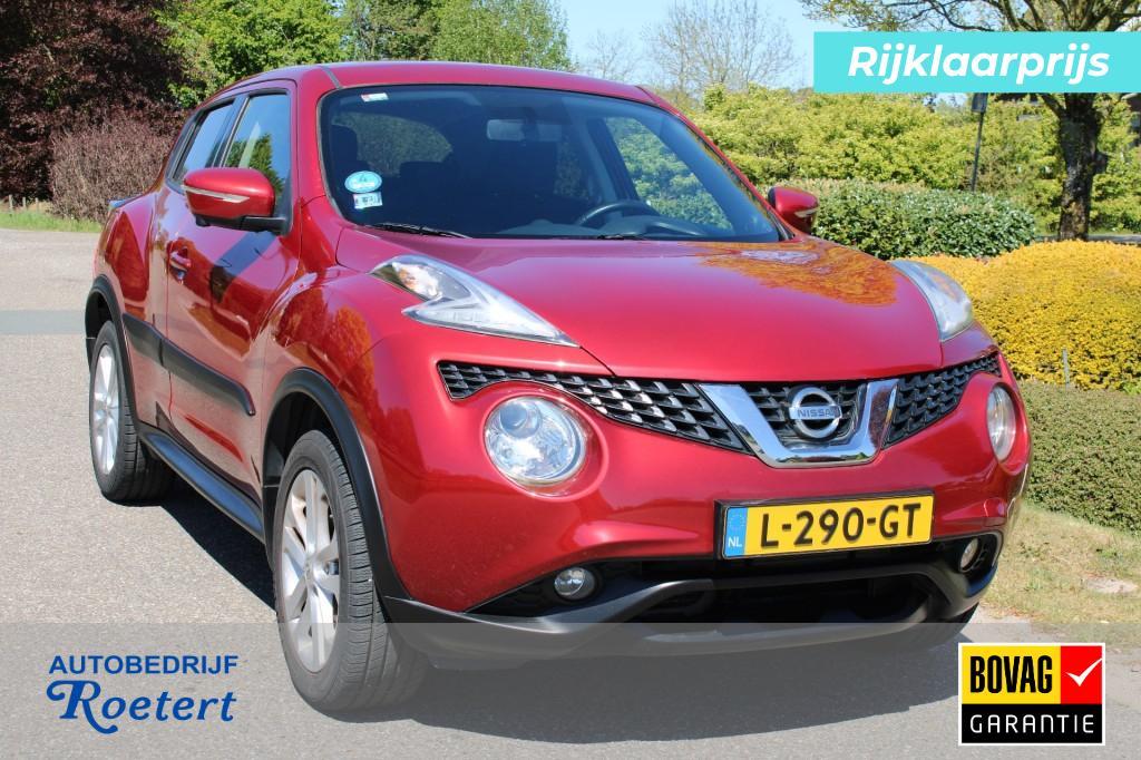 Nissan JUKE 1.6 116pk Automaat Connect Edition ECC/Camera/Na, Auto's, Euro 5, 4 cilinders, Met garantie (alle), 49 €/maand