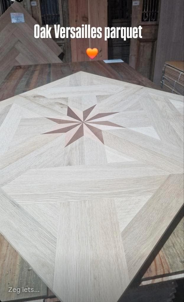 EIKEN VERSAILLES PARKET VLOER UNIEKE VLOEREN ECHT HOUT!!, Ophalen of Verzenden, Nieuw, 75 m² of meer, Parket