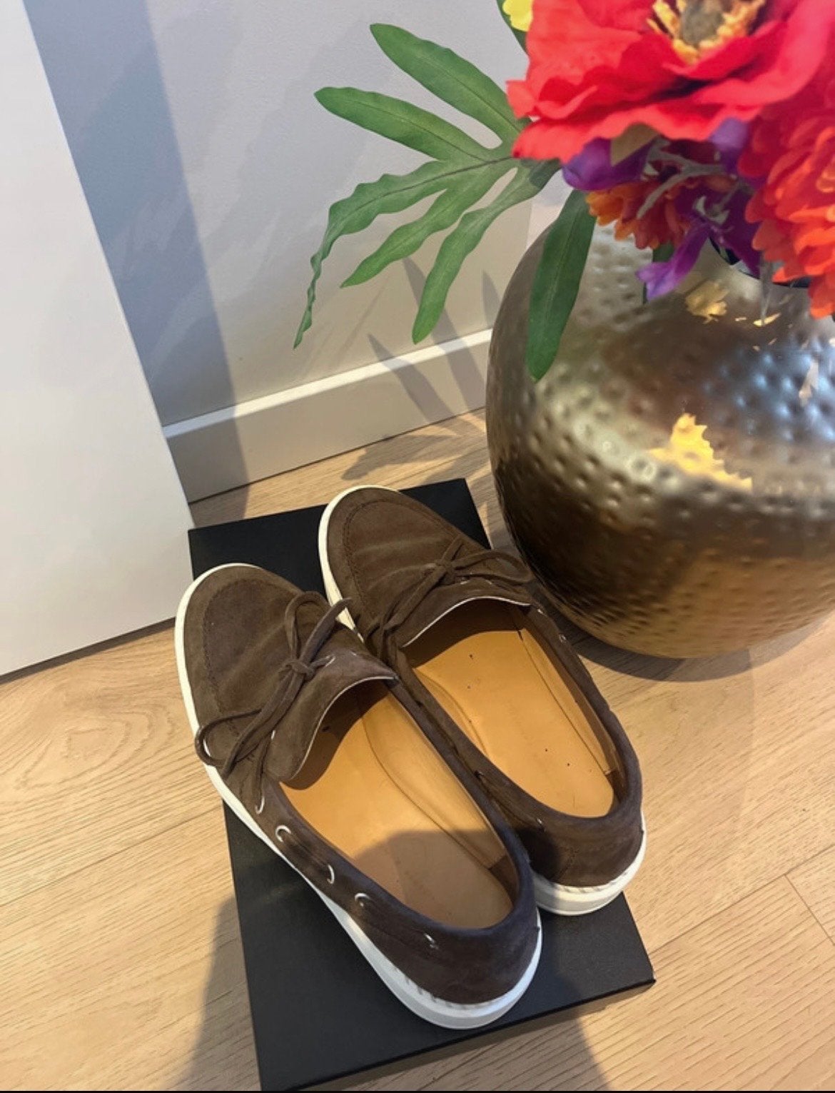 Giuseppe Zanotti Loafers - Bruin Suede Maat 43, Kleding | Heren, Schoenen, Ophalen of Verzenden, Zo goed als nieuw, Bruin, Loafers