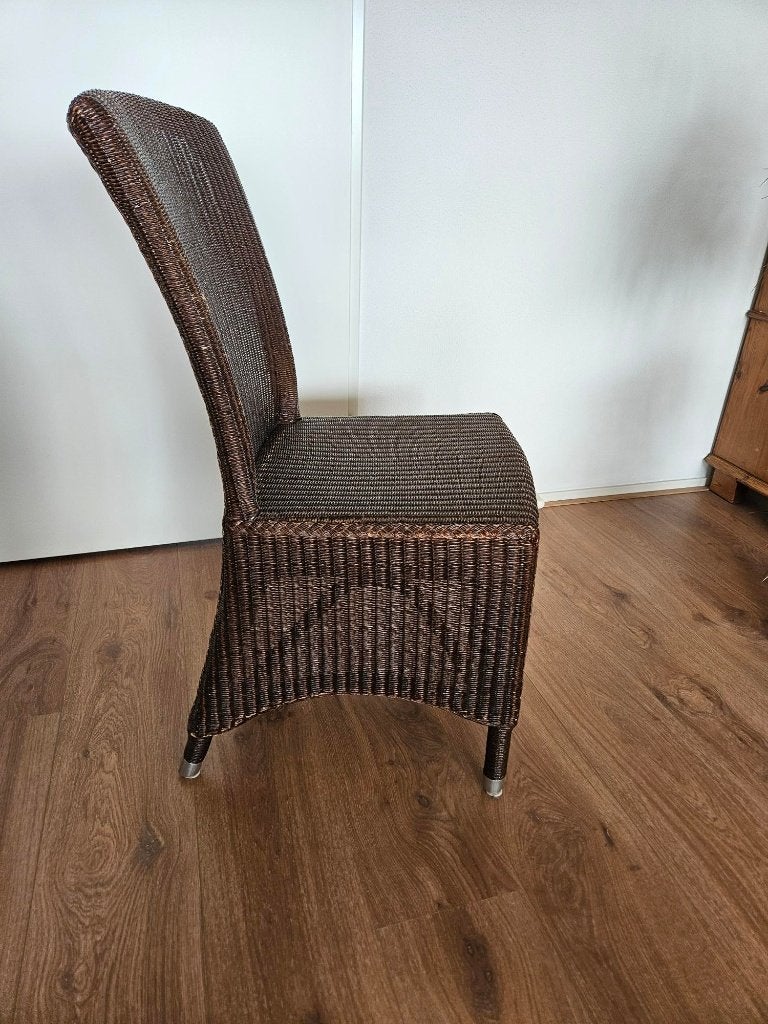Stoelen rotan 4 stuks, Ophalen, Gebruikt, Bruin, Vier
