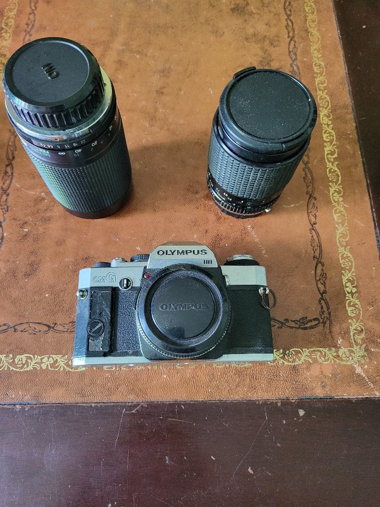 Olympus om G Spiegelreflex camera, Ophalen of Verzenden, Gebruikt, Spiegelreflex, Olympus