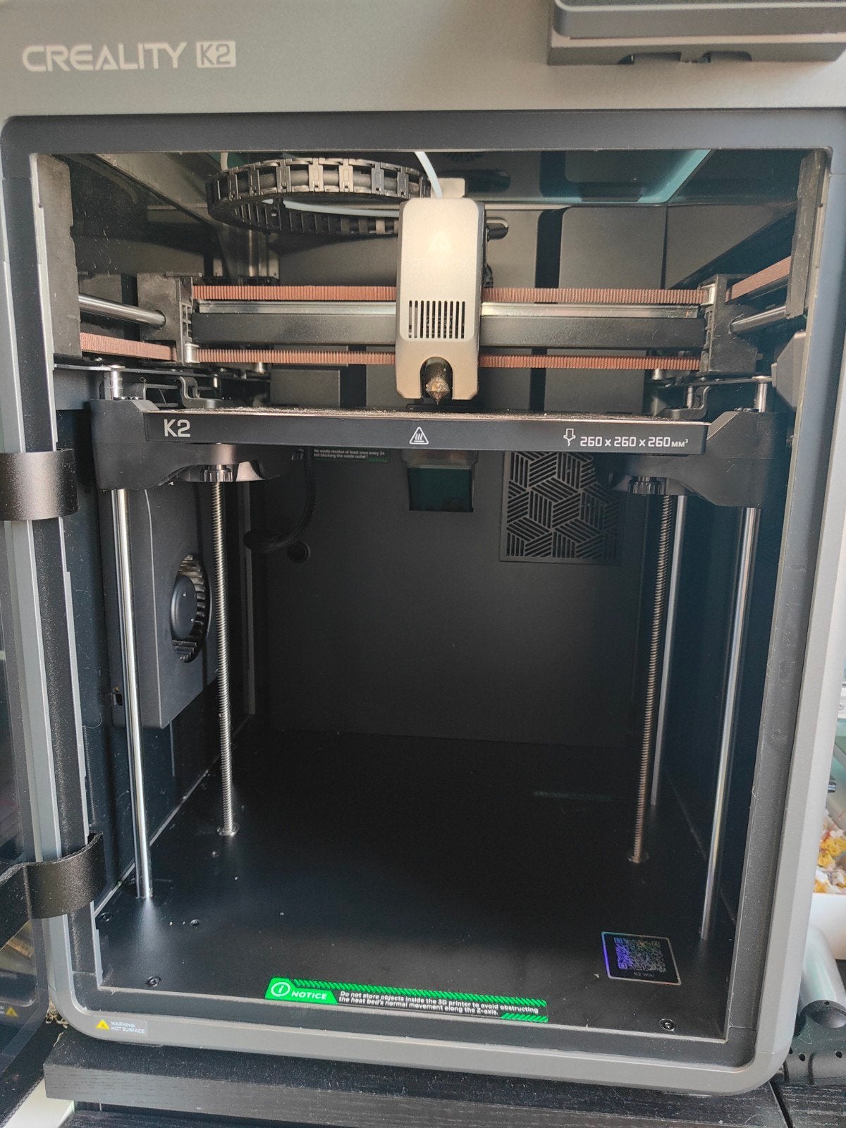 Creality K2 3D-printer met een ams,accessoires, Computers en Software, 3D Printers, Ophalen, Creality k2, Zo goed als nieuw, Filament
