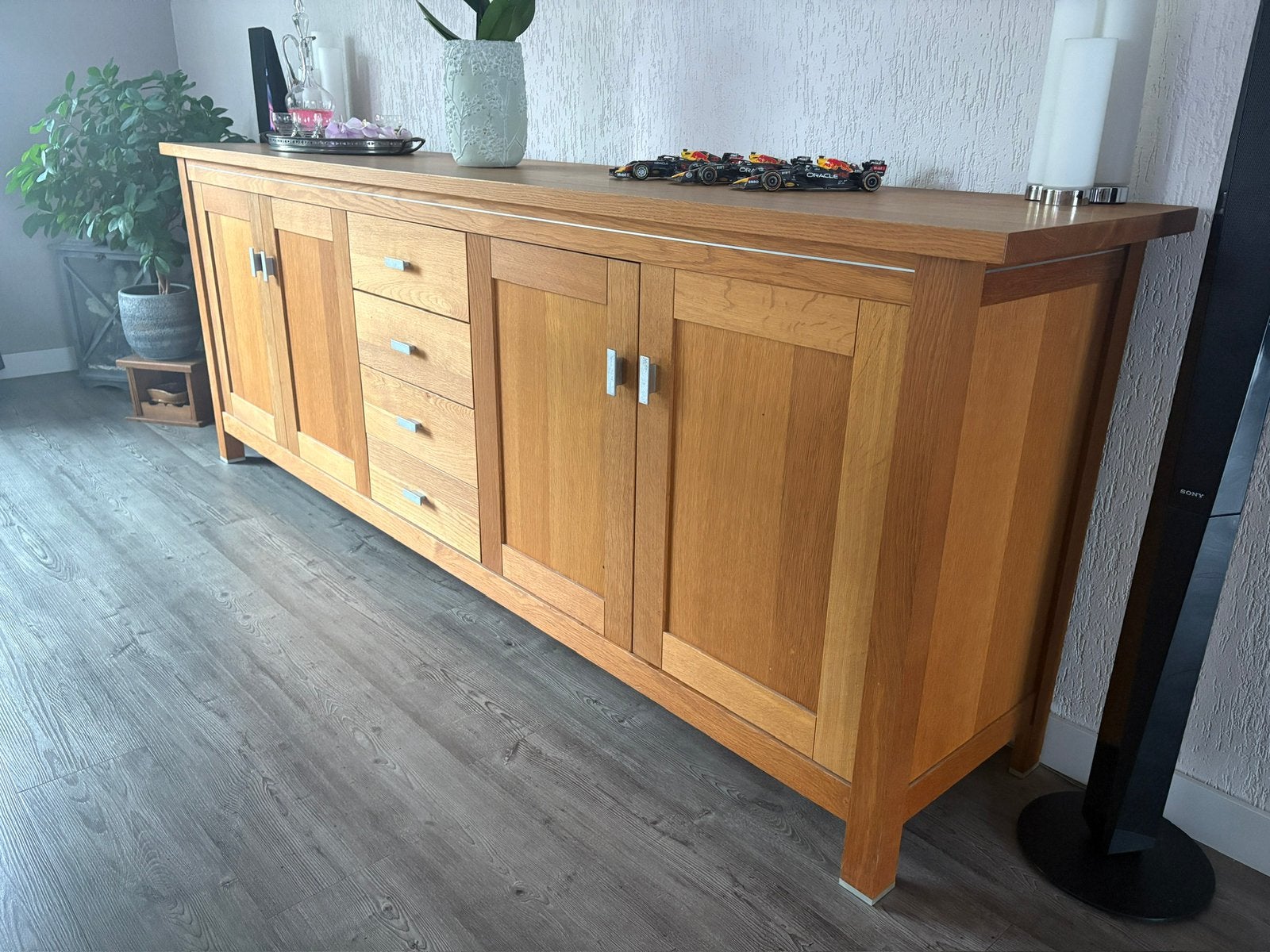 Dressoir, Ophalen, Gebruikt, Eikenhout, 200 cm of meer