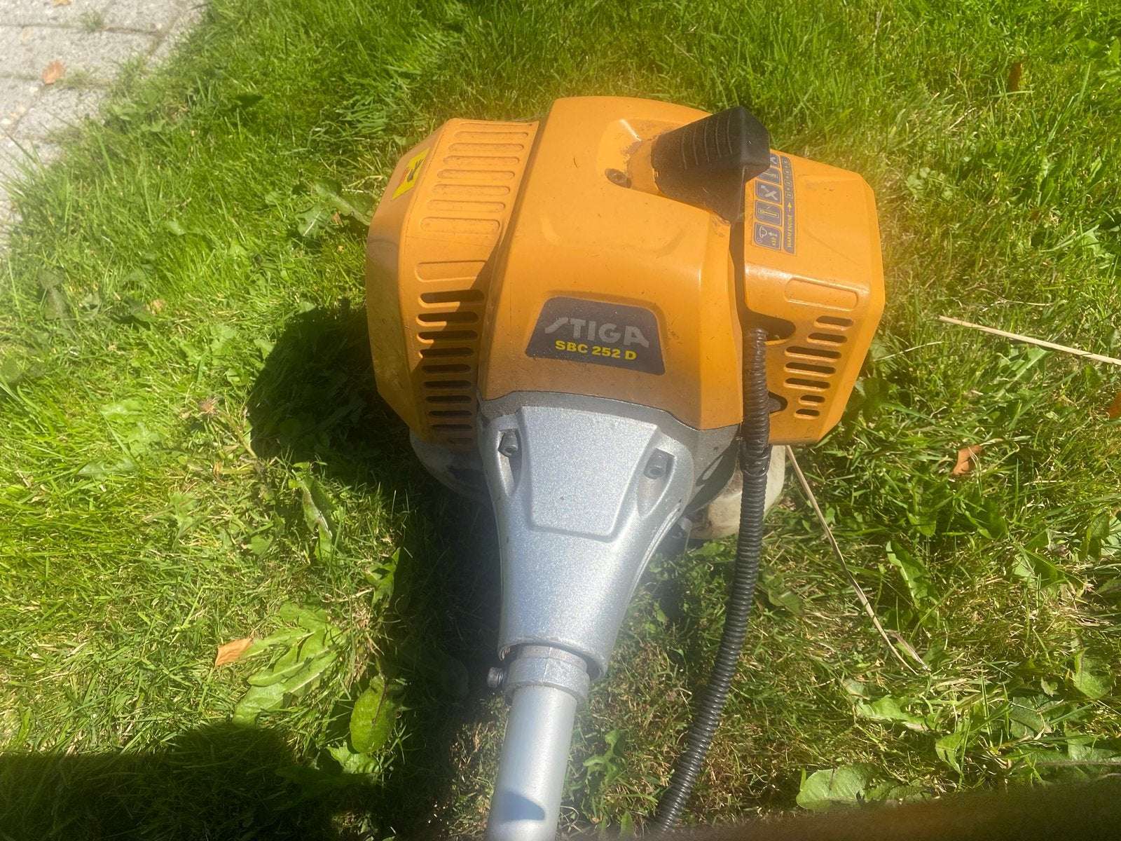 Stiga SBC 252 D Benzine Bosmaaier - loopt niet, Ophalen of Verzenden, Gebruikt, 30 tot 50 cm, Benzine