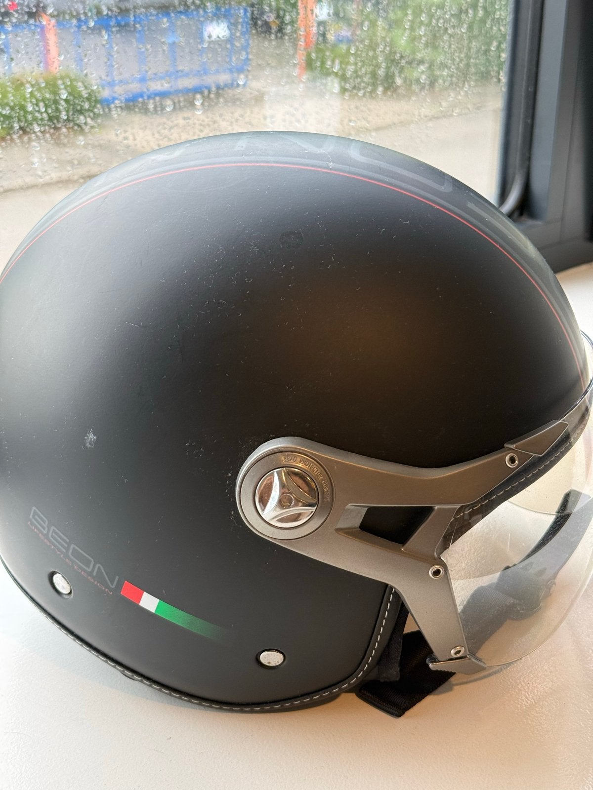 Beon scooterhelm mat zwart - Maat XL, Ophalen of Verzenden, Gebruikt, Extra large of groter