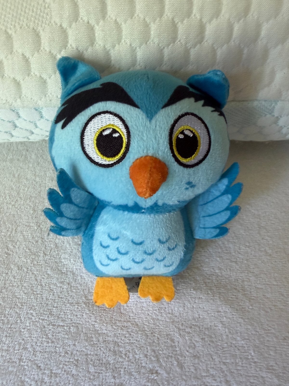 Lidl Uil Knuffel - Zo goed als nieuw, Lidl, Overige karakters, Overige typen, Blauw