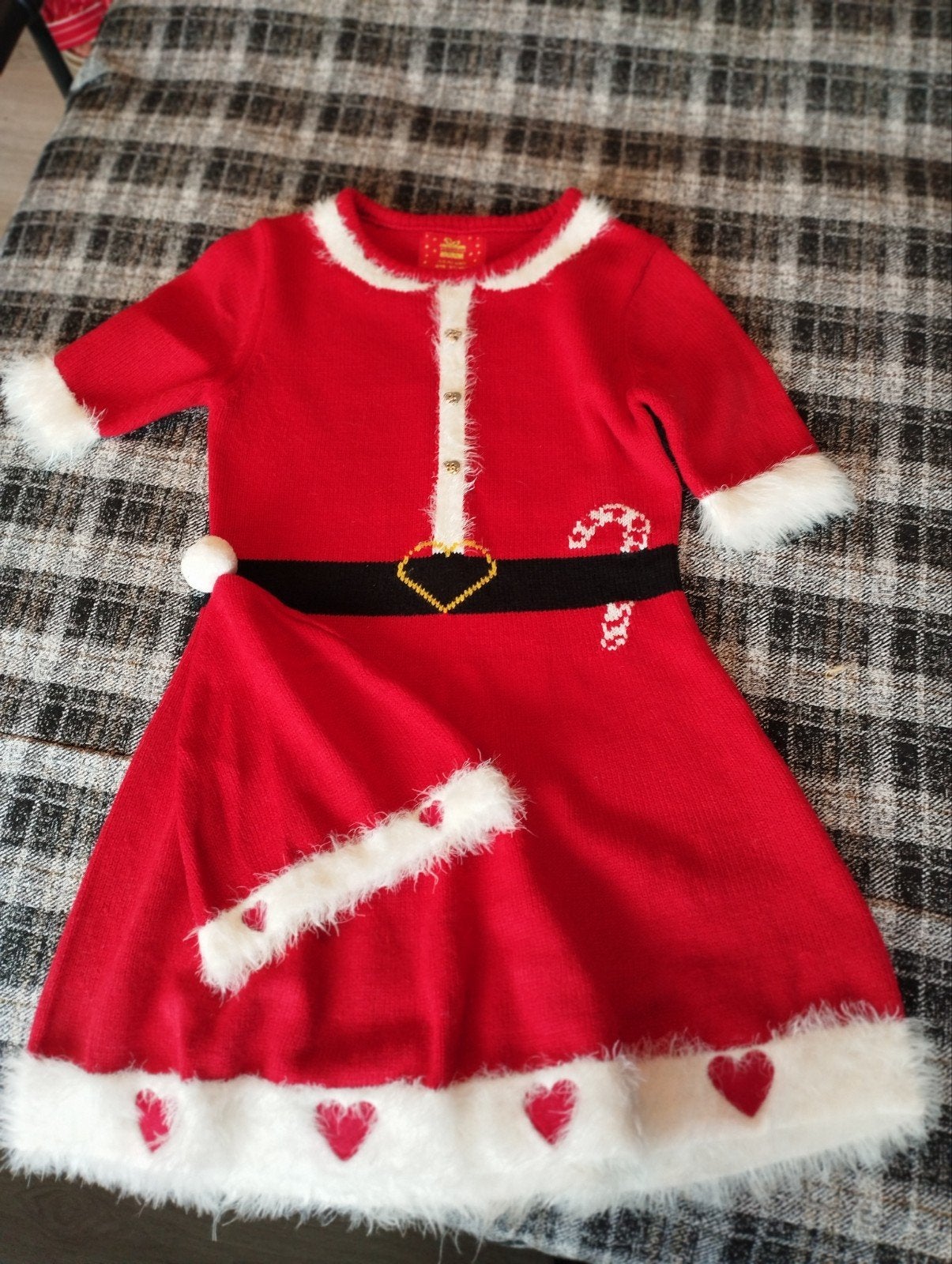kerstjurk mt 158, Ophalen, Zo goed als nieuw, 158 t/m 164, Meisje