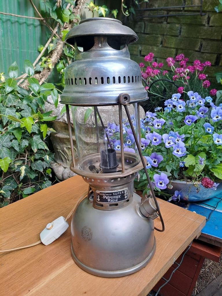 Vintage Petromax Rapid 828/350 CP Super Petroleumlamp, Ophalen of Verzenden