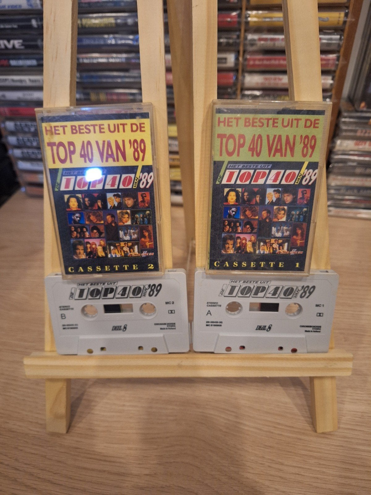 Het Beste Uit De Top 40 Van '89 - Cassette 1 & 2, Cd's en Dvd's, Cassettebandjes, Gebruikt, 2 t/m 25 bandjes, Ophalen of Verzenden