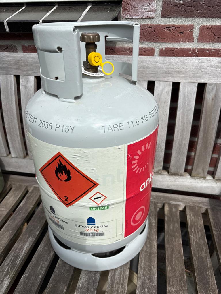 Antargaz propaan/butaan gasfles 11,6 kg, Ophalen, Zo goed als nieuw