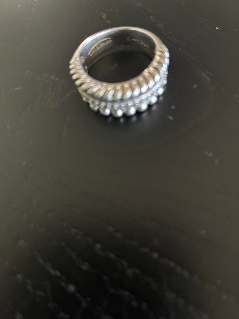 Zilveren ring maat 56, nieuw, Sieraden, Tassen en Uiterlijk, Ringen, Nieuw, Ophalen of Verzenden, 17 tot 18, Dame