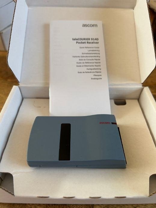 ☎️ NIEUW Ascom U914D Pager U914D-CDAB 914D 460.26250MhZ ☎️, Telecommunicatie, Ophalen of Verzenden, Nieuw, 1 handset