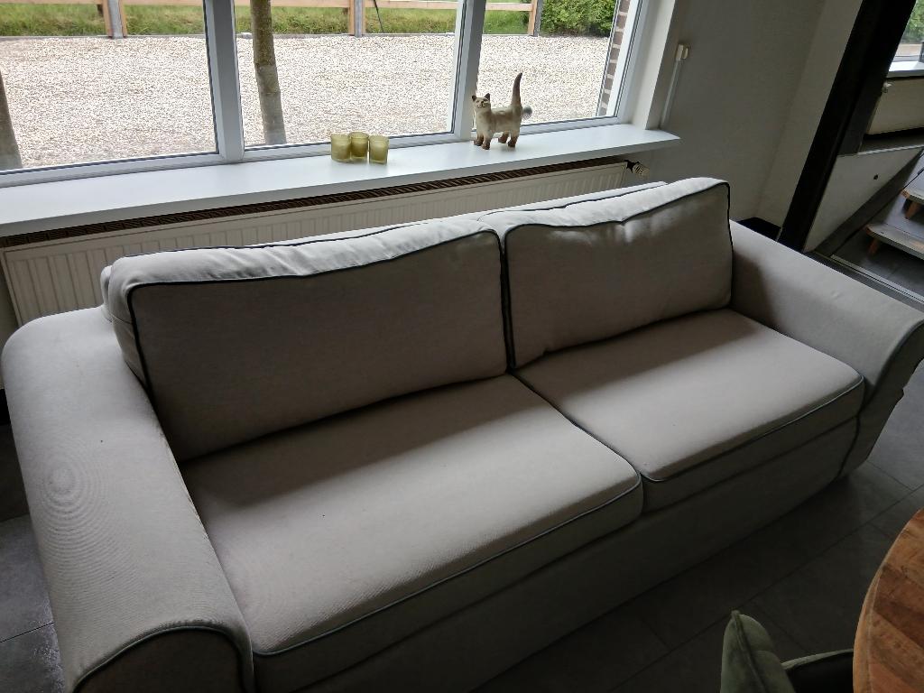 Te koop een Riviera Maison 2/3 zits bank, Ophalen, Gebruikt, Driepersoons, 75 tot 100 cm