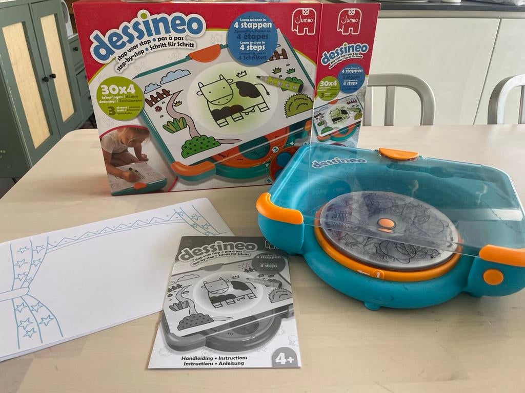 Dessineo leren tekenen - Compleet set (excl. zwarte stift), Kinderen en Baby's, Ophalen, Gebruikt, Knutselen