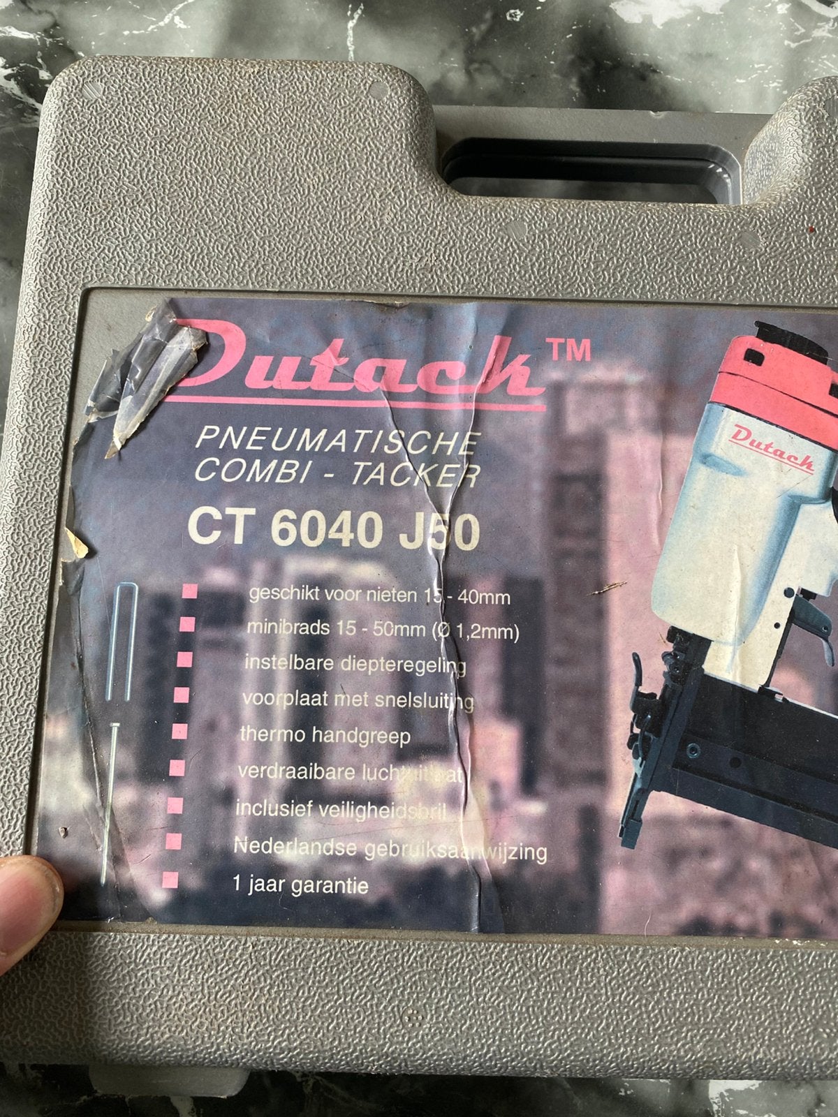 Dutack pneumatische combi tacker, Doe-het-zelf en Verbouw, Gereedschap | Handgereedschap, Ophalen of Verzenden