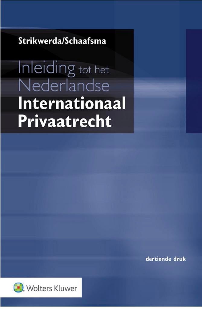 Inleiding tot het Nederlandse Internationaal Privaatrecht, Ophalen of Verzenden, Zo goed als nieuw, Overige onderwerpen