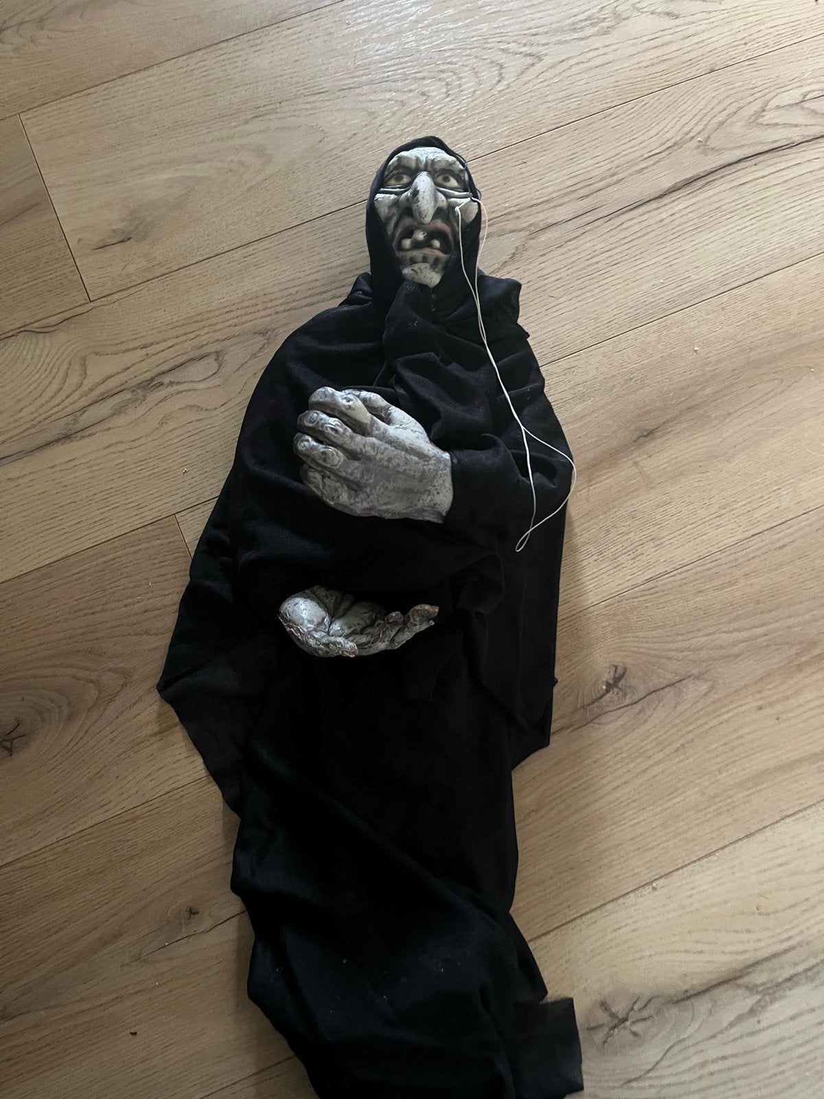 Griezelige Heks Decoratie - Halloween of Feest, Ophalen of Verzenden, Gebruikt, Versiering, Halloween of Griezel
