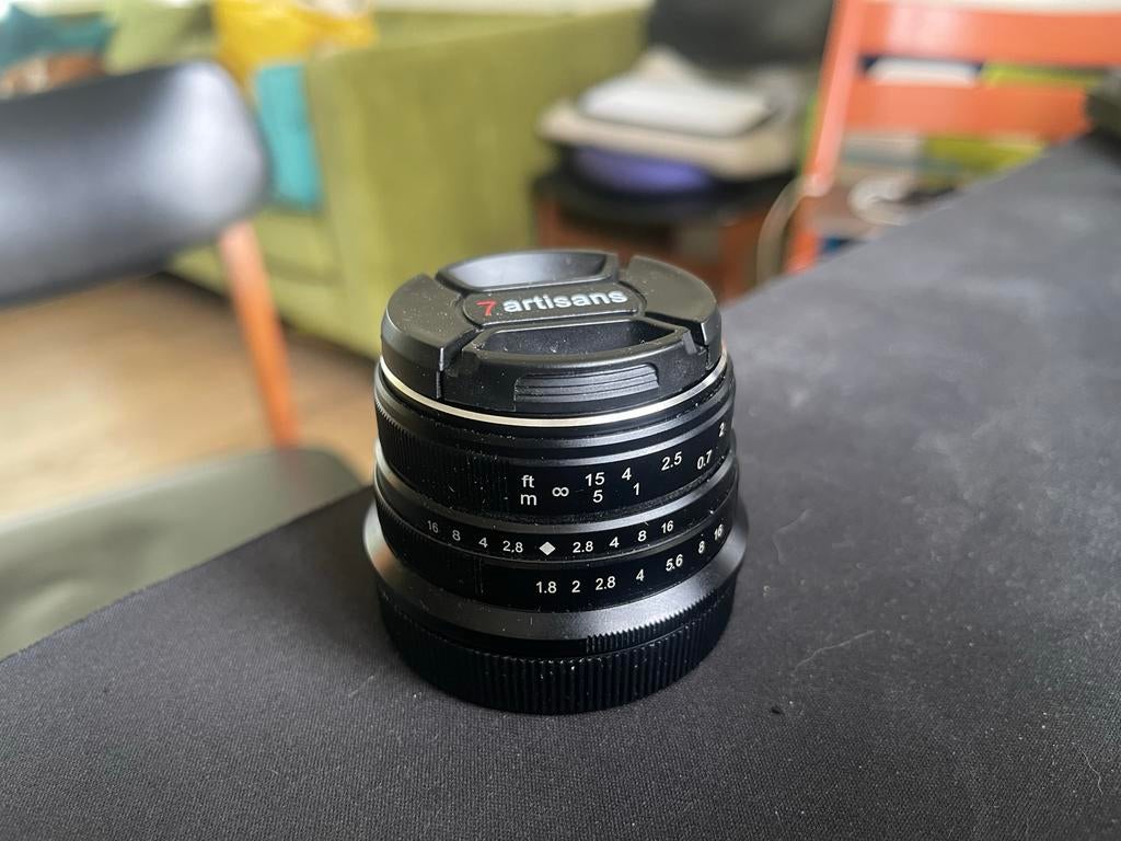 7artisans 25mm f/1.8 Lens - Compacte Prime Lens, Ophalen of Verzenden, Zo goed als nieuw, Standaardlens