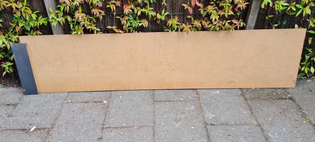 5x spaanplaat 250x54 cm, 8mm dik, Doe-het-zelf en Verbouw, Ophalen, Gebruikt, Hout, Minder dan 20 mm