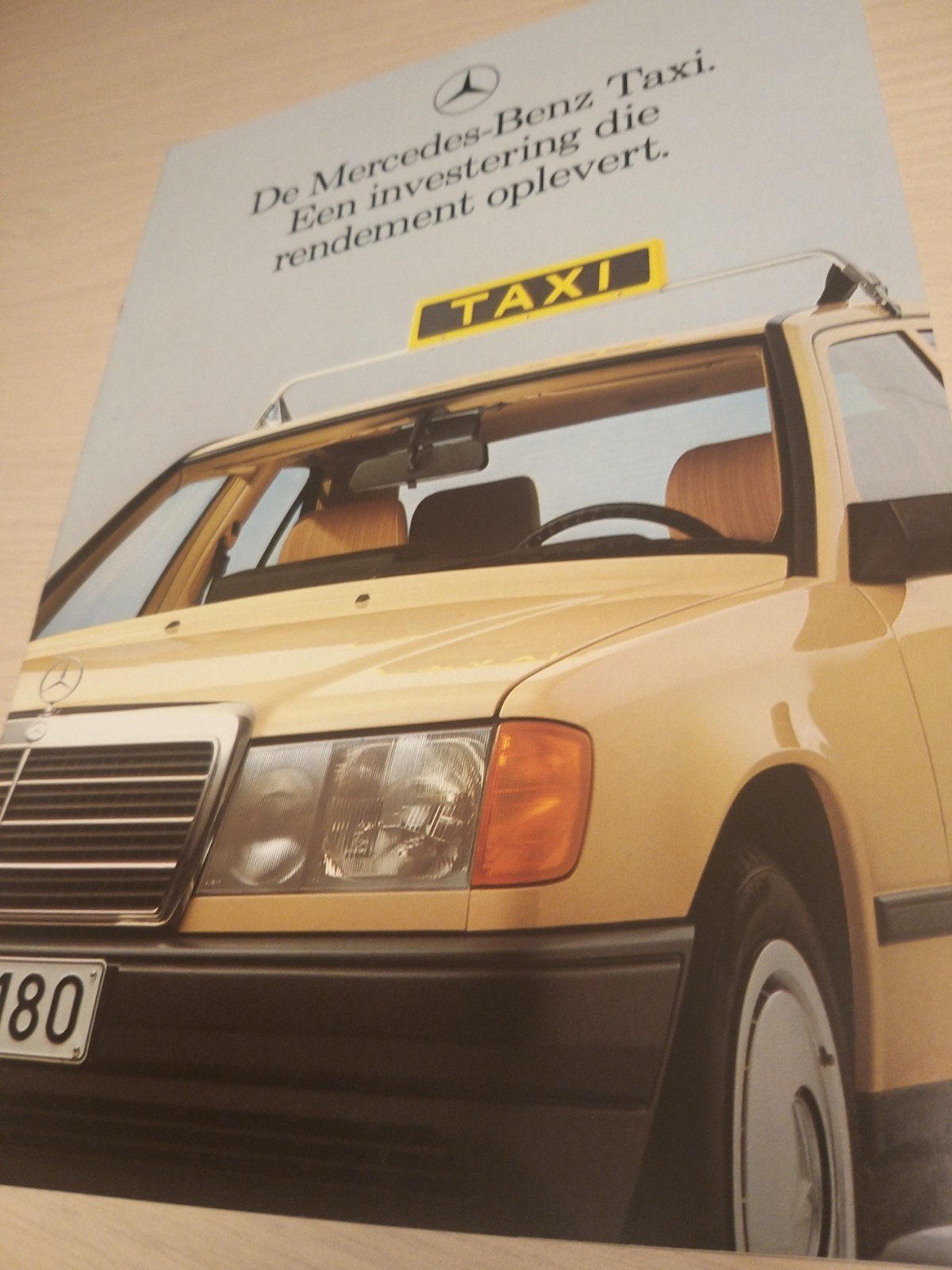 1987Nederlands Mercedes w124 200 300 taxi óók Tmodel station, Ophalen of Verzenden, Zo goed als nieuw, Mercedes
