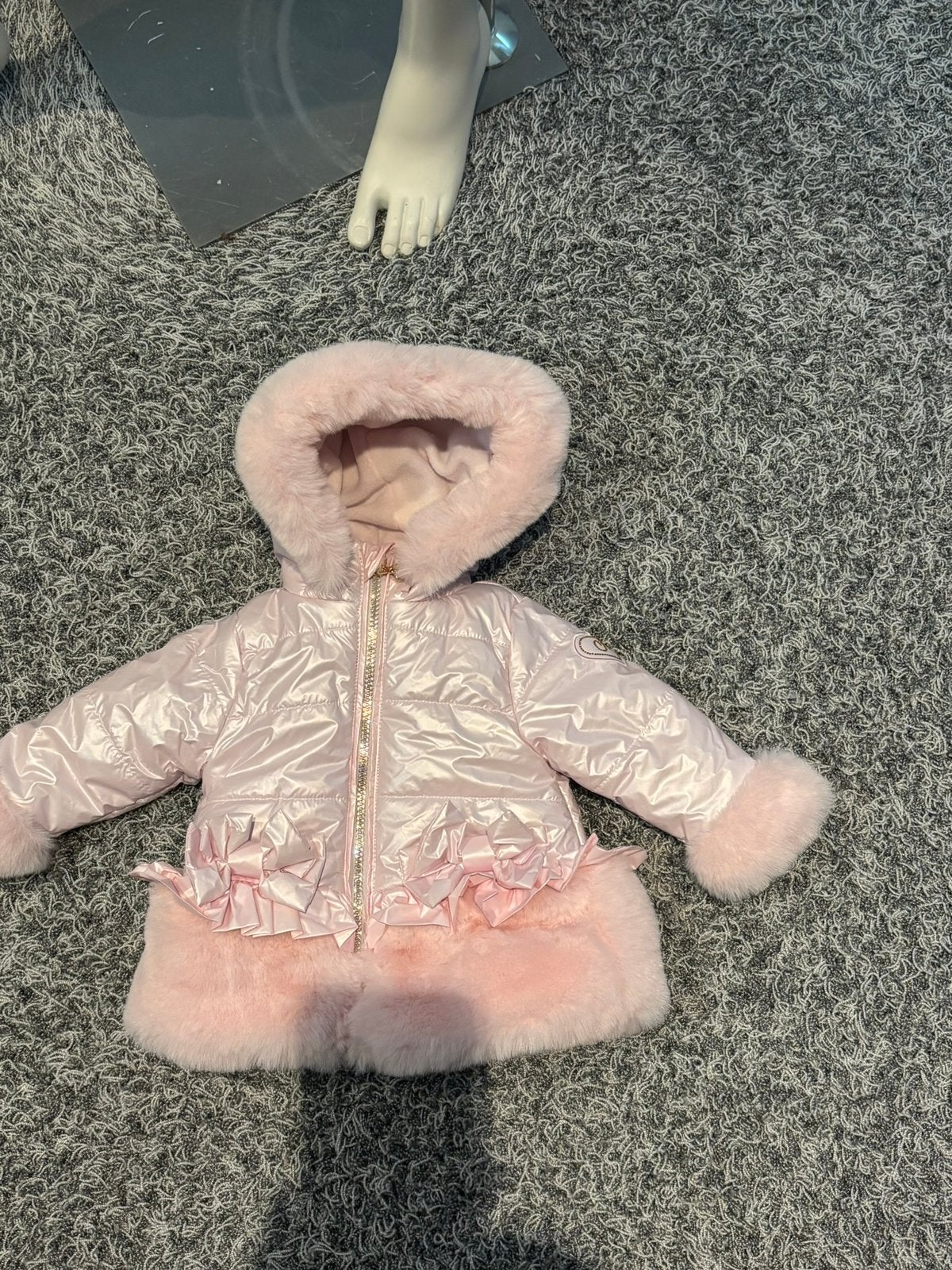 A dee roze meiden jas 3 maanden, Ophalen of Verzenden, Zo goed als nieuw, Meisje, Jasje