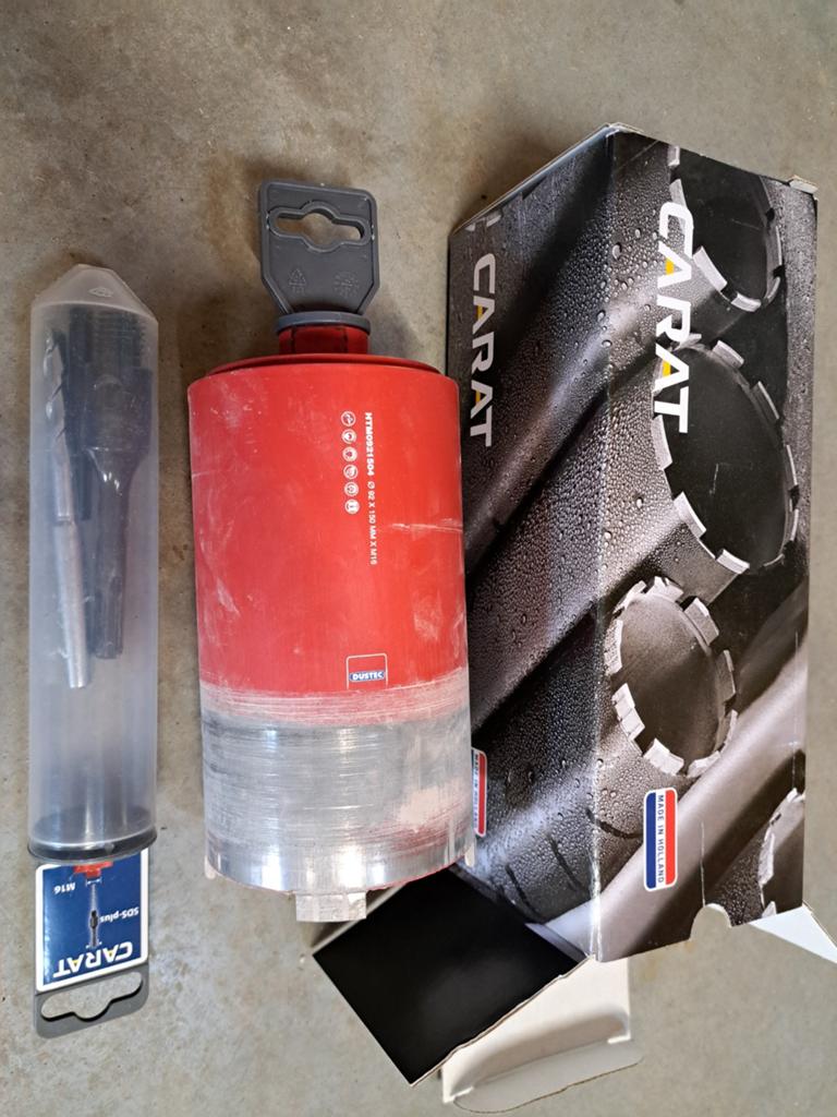 Carat diamantboor en centreerboor, Ophalen of Verzenden, Gebruikt, 600 watt of meer, Overige typen