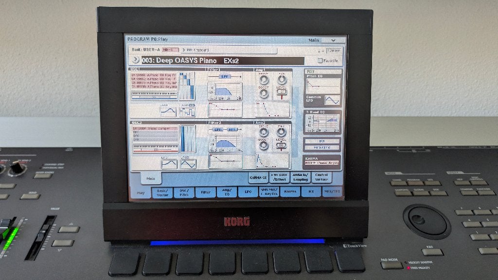 Foto 4 van Korg OASYS 88 | EXs-1, EXs-2 & EXs-3 | OS 1.3.3 | TOPSTAAT