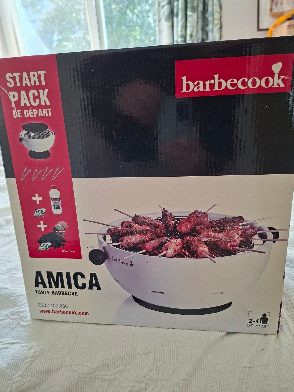 Barbecook Amica Tafelbarbecue met draaischijf en kommetjes, Ophalen, Zo goed als nieuw, Barbecook