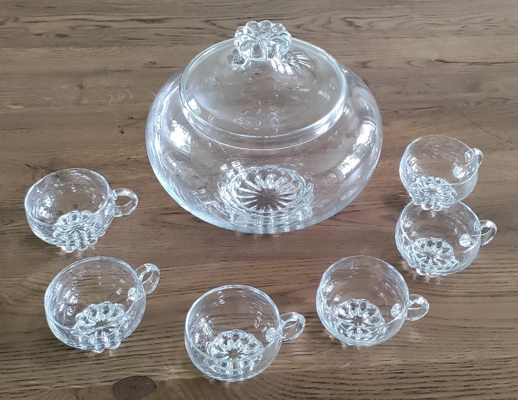 Bowl set punch set, Ophalen of Verzenden