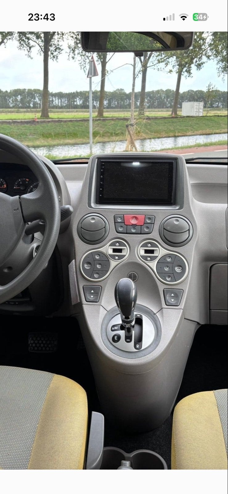 Apple CarPlay/Android Auto Scherm Fiat Panda (2003-2012), Verzenden, Zo goed als nieuw